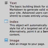 web publishing with easy to use administration